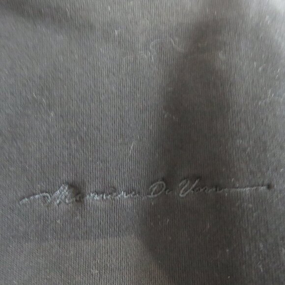 MANIERE DE VOIR Essential High Neck Sweater Jumper in Black Goth Vamp - Size XS - Picture 4 of 11